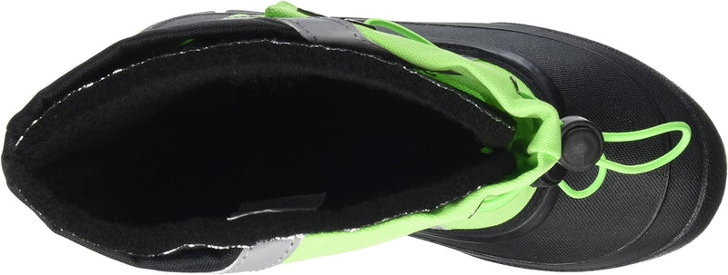 KangaROOS Unisex Kinder Kanga-Bean Iii Stiefel 28 EU Lime Jet Black, 28 EU Lime Jet Black