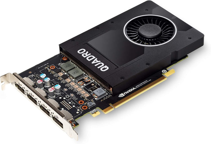 PNY Quadro P2200 Professional Grafikkarte 5GB GDDR5 PCI Express 3.0 x16, Single Slot, 4x DisplayPort