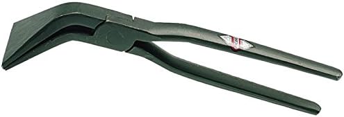 Falzzange 45° gekröpft, Griffe tauchisoliert 550 g, 240 mm