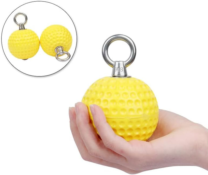 Klettern Pull Up Ball Haltegriffe mit Riemen,Halten Griffe Trainer für Finger,Unterarm,Bizeps,Rücken