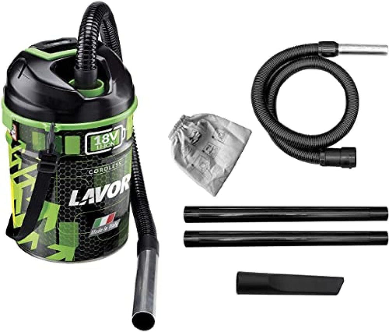 Lavorwash Free Vac 1.0 A Aschesauger Batterie 3 in 1, schwarz