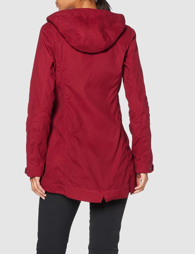 Tatonka Damen Vinjo W's Hooded Coat Jacke, Lava red, Women