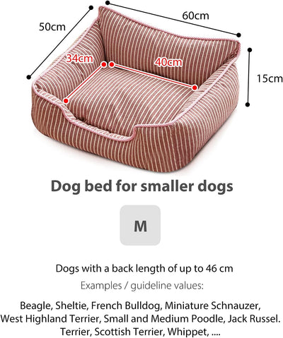 PETCUTE Haustierbett,Waschmaschinenfest Orthopädisches Hundebett Kleine Hunde,rutschfest,Hundebetten