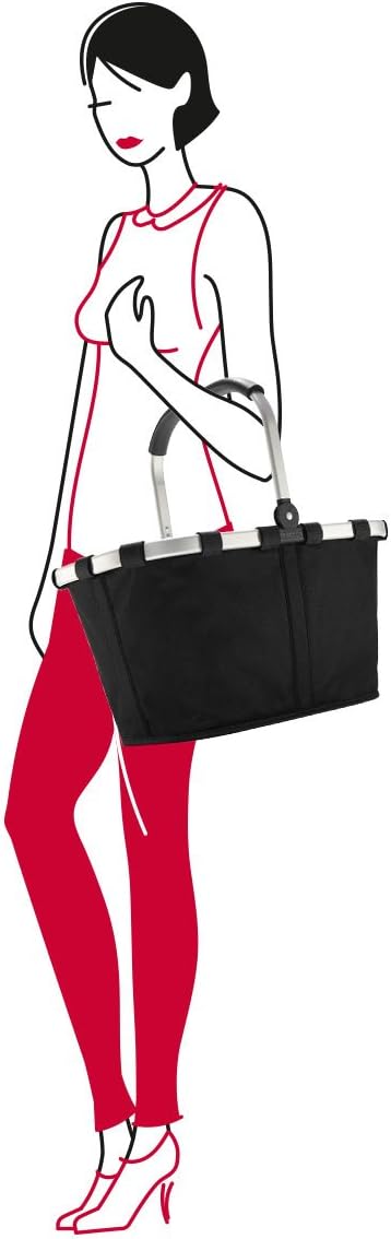 reisenthel Exklusiv-Set: carrybag black PLUS GRATIS carrybag-cover black, Black