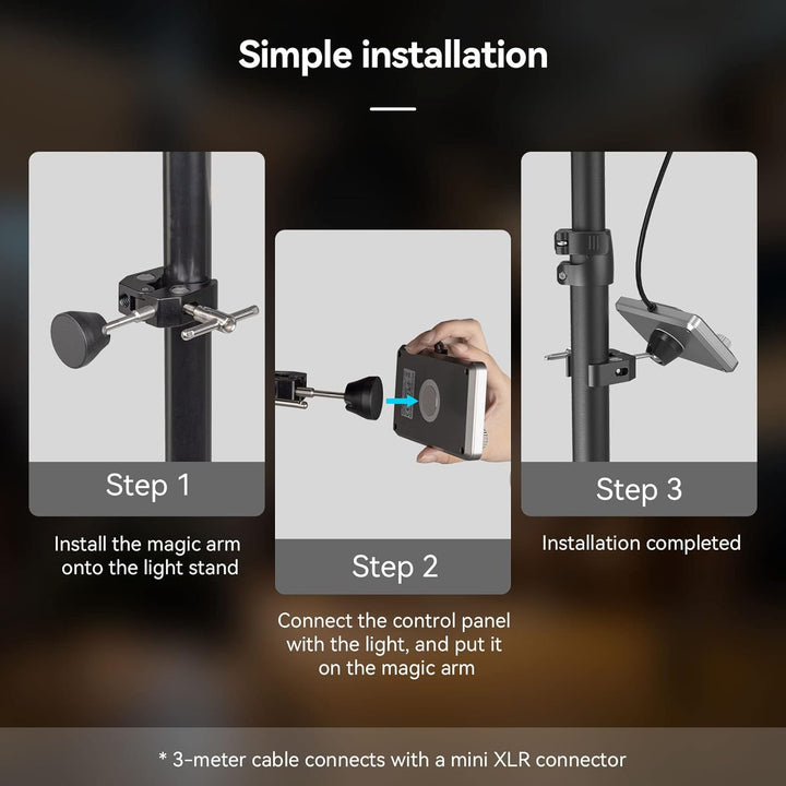 SMALLRIG RC 350 / RC 450 COB LED Video Light Control Panel - 3980