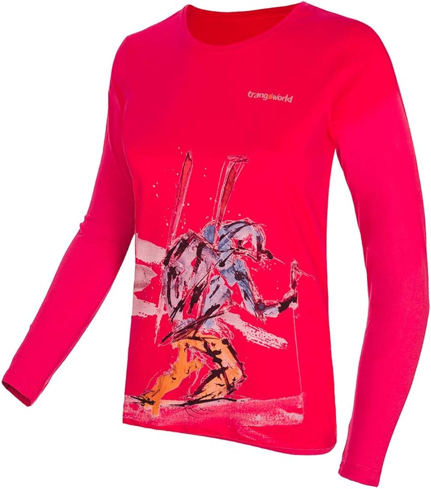 Trangoworld Damen The Lonely Wm Long Unterhemd XS Rosa, XS Rosa