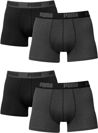 PUMA Boxershort Basic 4er Pack, Meerkleurig, S