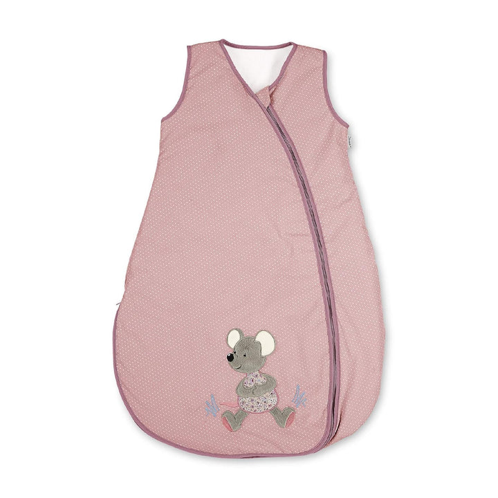 Sterntaler Sommer-Schlafsack für Kleinkinder, Maus Mabel, Reissverschluss, Grösse: 110 cm, Rosa Wick