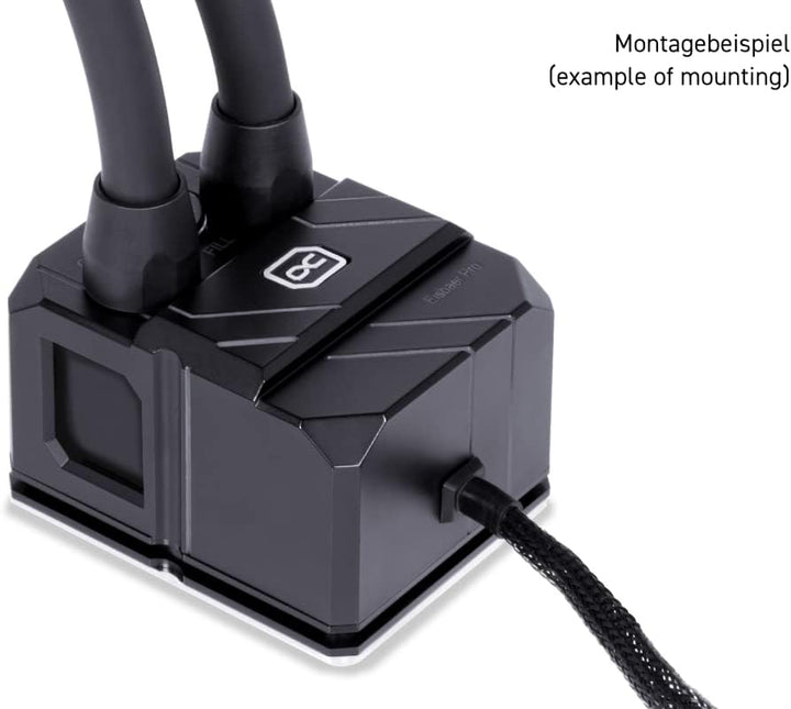 Alphacool 13094 Eisbaer Pro ES (Solo) Full Black CPU Kühler Wasserkühlung