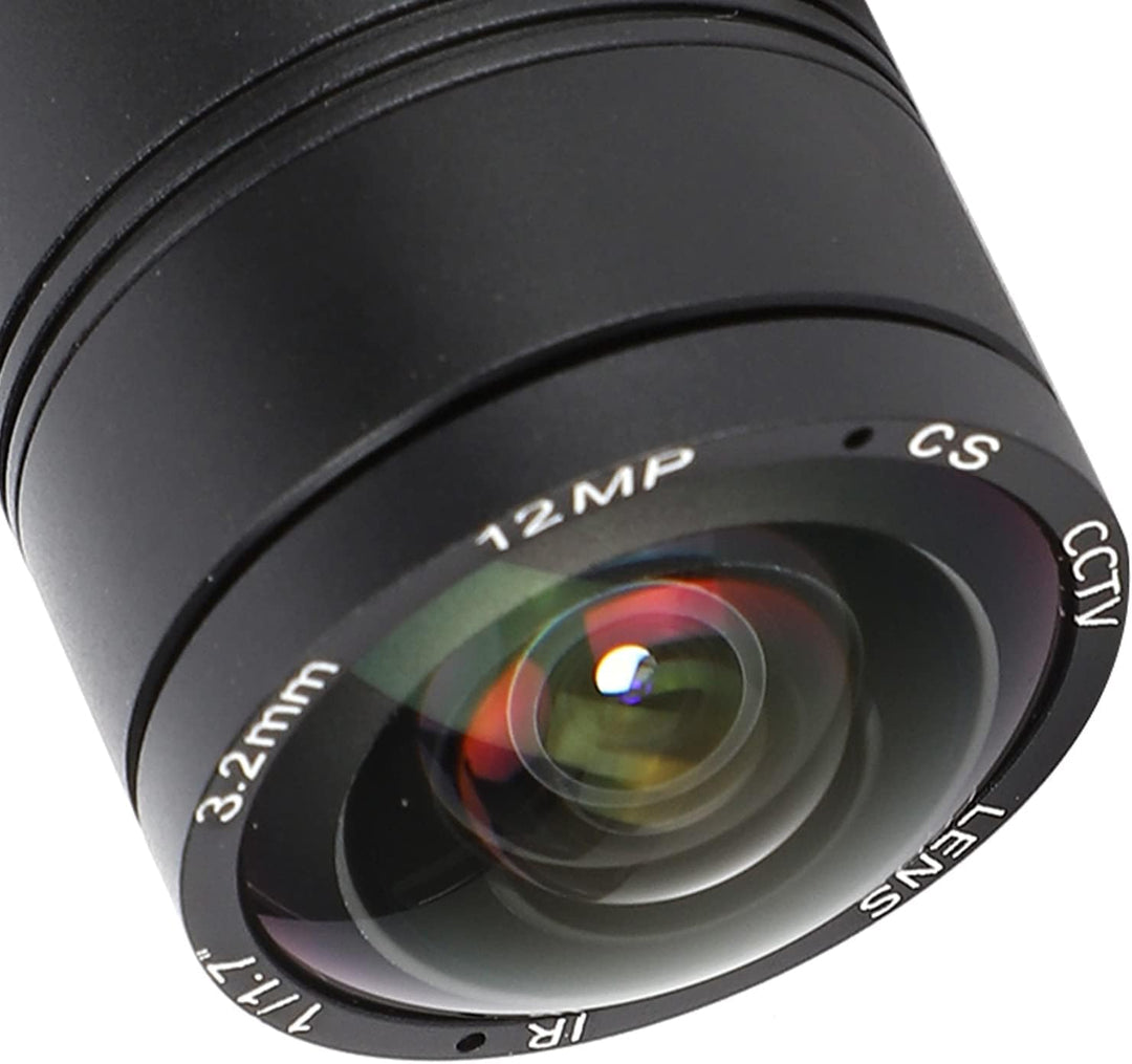 Kameraobjektiv 3,2-mm-Objektiv mit Fester Brennweite CS-Mount 12 MP Hochauflösendes CCTV-Kameraobjek