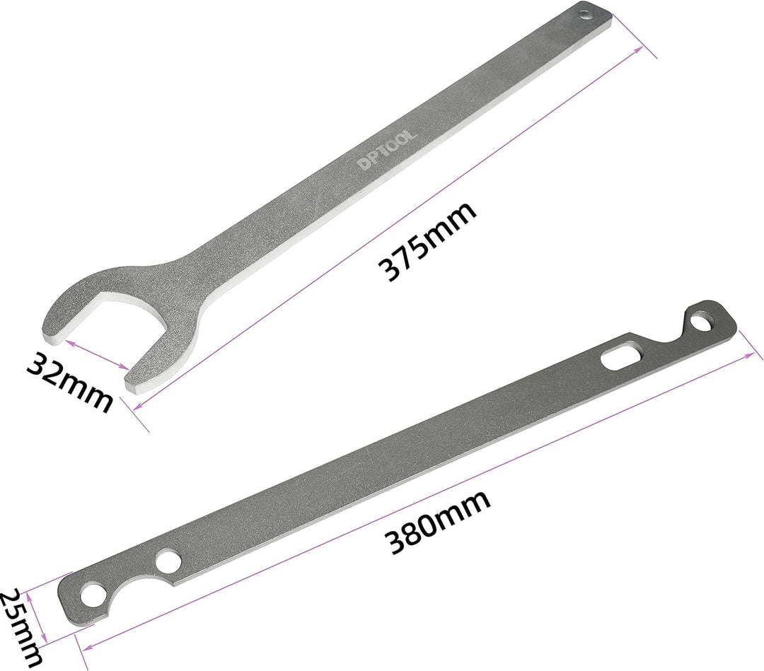 DPTOOL 32mm-Kfz-Lüfterkupplungsmutternschlüssel und Wasserpumpenhalter-Werkzeug für BMW