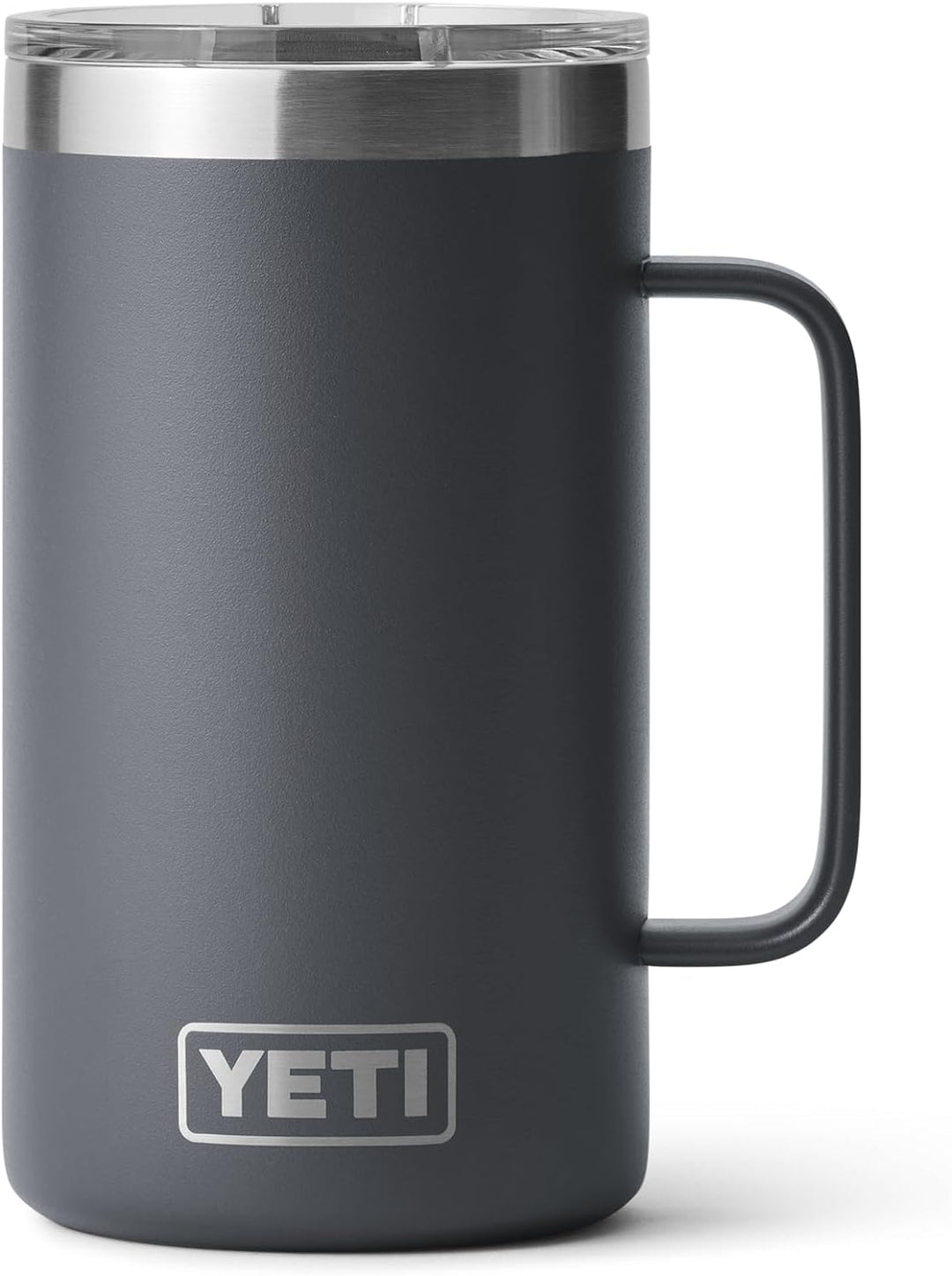 YETI Rambler Krug, Edelstahl, Charcoal, 24oz (710ml), Charcoal