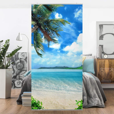 Bilderwelten Raumteiler Traumurlaub 250x120cm inkl. transparenter Halterung 250x120cm incl. transpar