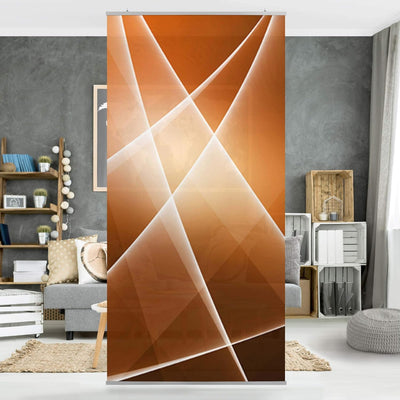 Bilderwelten Raumteiler Orange Sound 250x120cm inkl. transparenter Halterung 250x120cm incl. transpa