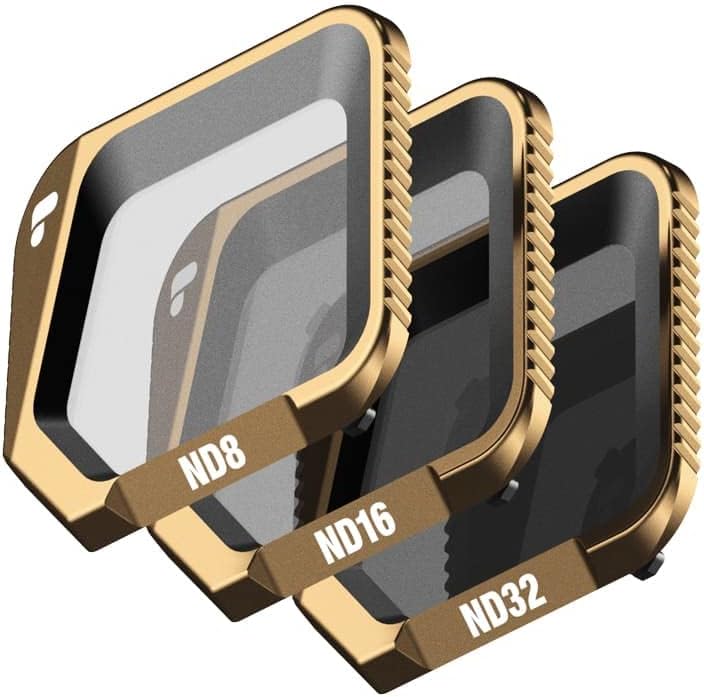 PolarPro - DJI Mavic 3 - Classic - Shutter - ND8 + ND16 + ND32 (3er-Pack) - Leichtgewicht - Gimbal-O