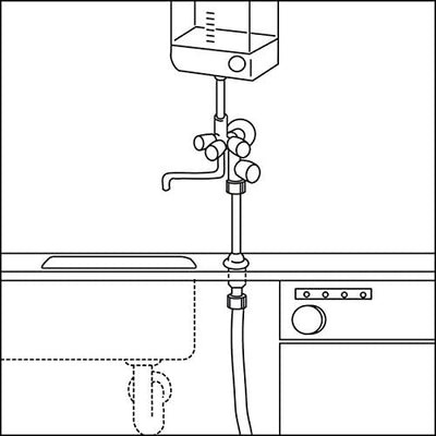 Schell Spülengarnitur 1/2 Zoll x 12 mm Verstellbereich bis 70 mm, chrom, 039080699