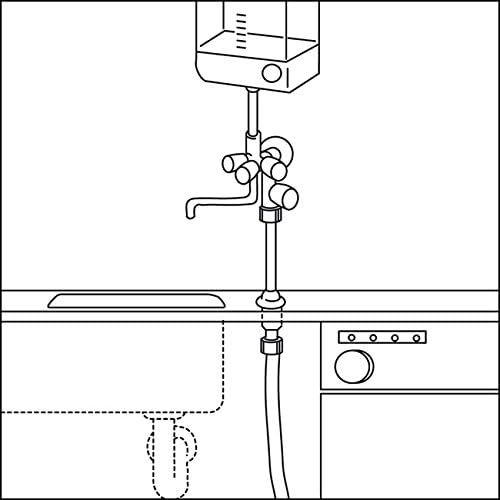 Schell Spülengarnitur 1/2 Zoll x 12 mm Verstellbereich bis 70 mm, chrom, 039080699