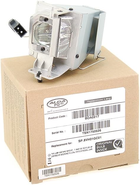 Alda PQ Professionell, Beamerlampe kompatibel mit SP.8VH01GC01 für OPTOMA BR323, BR326, DH1008, DH10