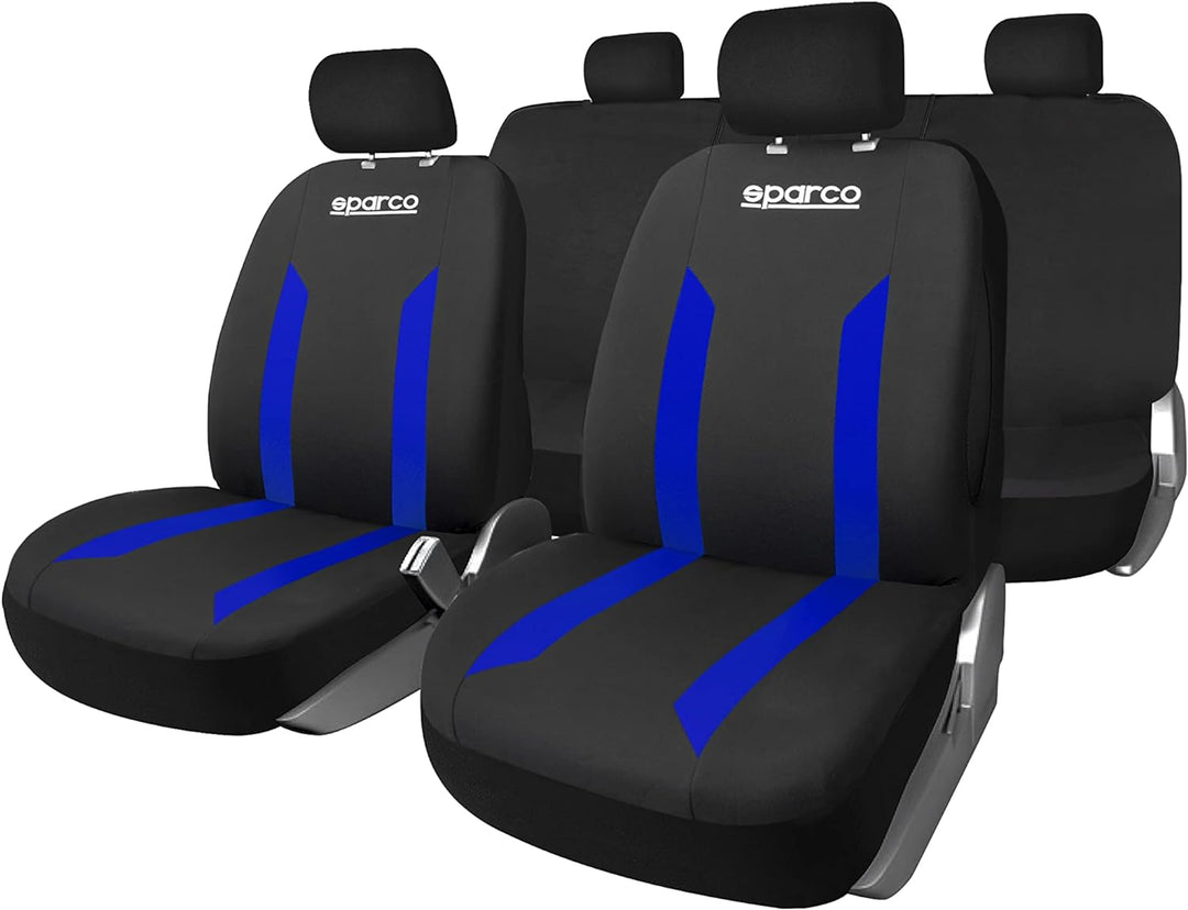 Sparco Sabbia Sitzbezug Set Schwarz/Blau SABBIA BLAU, SABBIA BLAU
