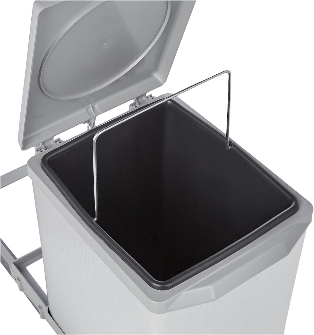 ELLETIPI Tower pal609/1All.Ausziehbarer Abfalleimer Automatische für Base, Kunststoff und Aluminium,