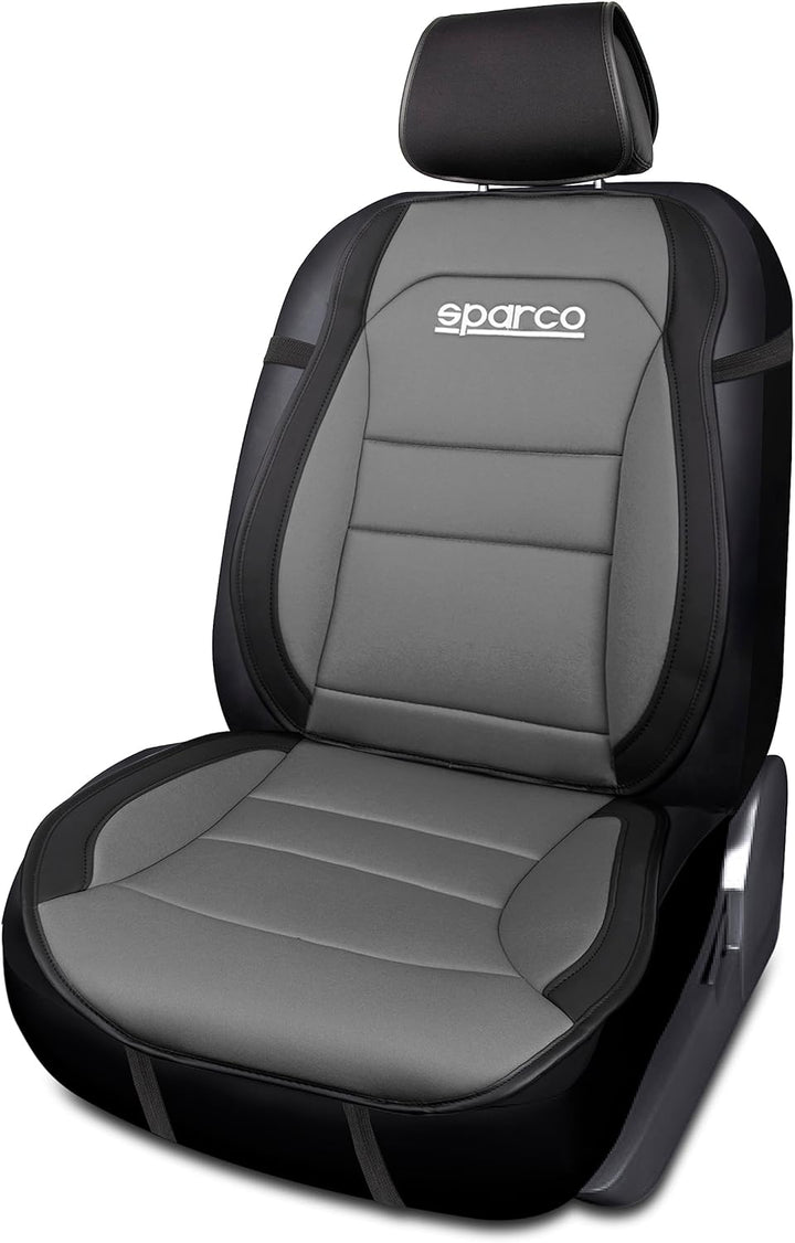 SPARCO 6922516328376 Ergonomische Rückenlehne Farbe, Schwarz/Grau 424 GRAU, 424 GRAU