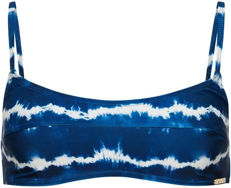 Superdry Code Tie Dye Bikini Top TIE DYE Navy - 12