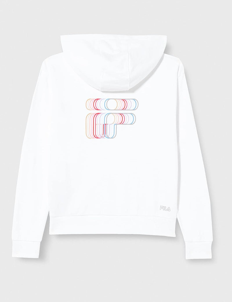 FILA Mädchen Stralen Graphic Logo Hooded Sweat Kapuzenjacke 158-164 Bright White, 158-164 Bright Whi