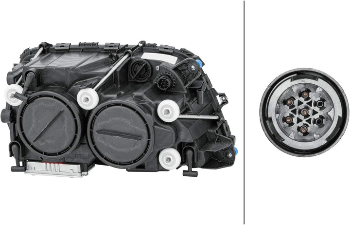 HELLA 1EL 009 513-211 Bi-Xenon-Hauptscheinwerfer - links - für u.a. Mercedes-Benz Actros MP3 Links (