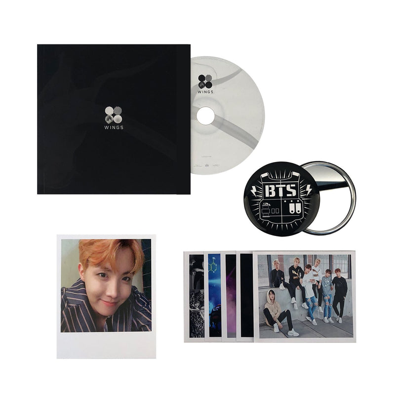 BTS 2nd Album - Wings [ W ver. ] CD + Photobook + Photocard + FREE GIFT / K-POP Sealed, Audio-CD