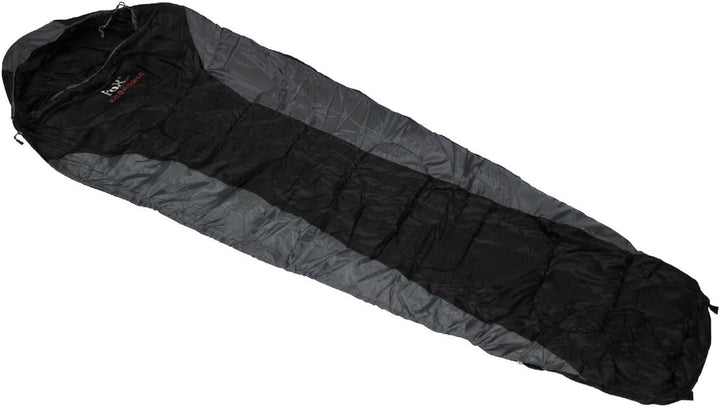 Fox Outdoor Economic Mummy Schlafsack Schwarz/Grau