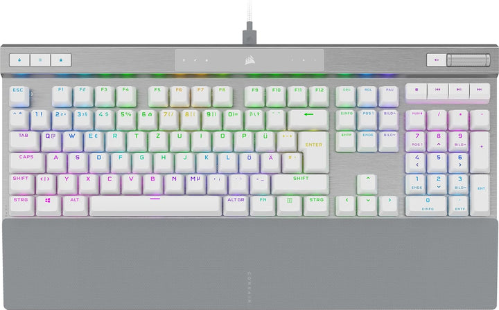 CORSAIR K70 PRO RGB Optisch-Mechanische Kabelgebundene Gaming-Tastatur - OPX Linear-Schalter - PBT D