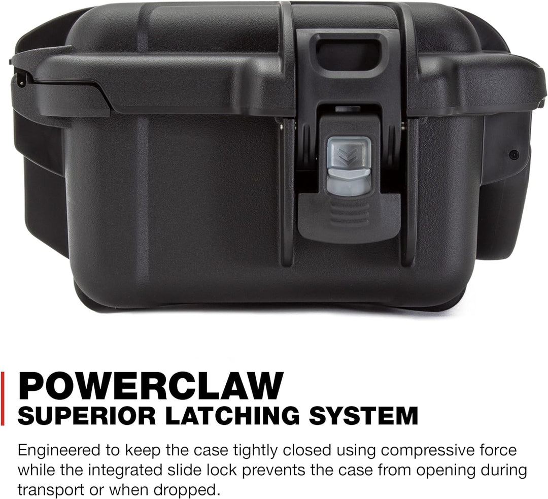 Nanuk 905 Wasserdichter Hartschalenkoffer Mit Gepolsterten Trennwänden - Schwarz Gepolsterte Trennwa