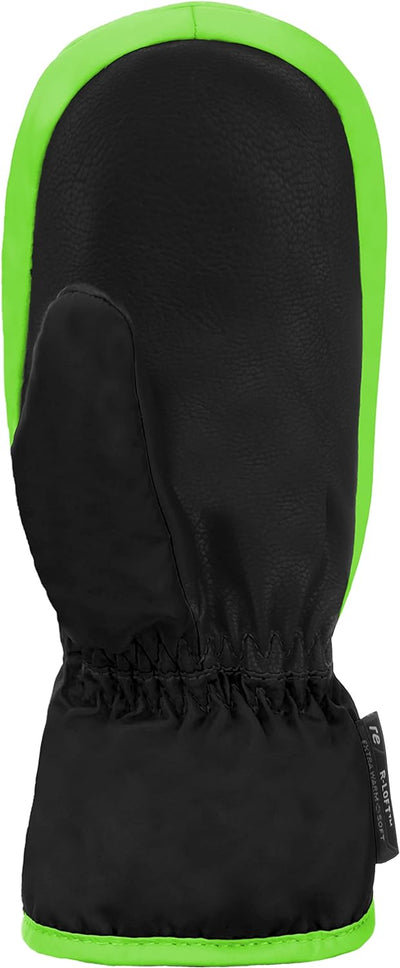 Reusch Babys Fäustlinge Ben Mitten 7716 black/neon green 0