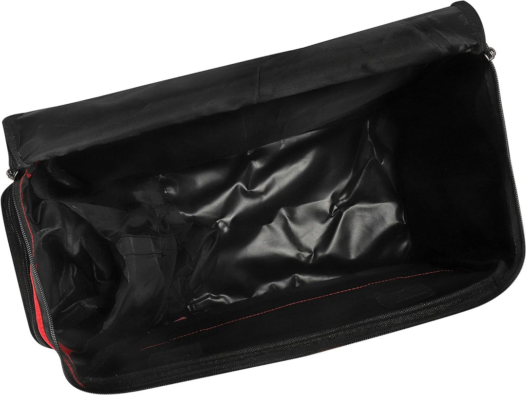 BRUBAKER Skischuhtasche Helmtasche 'Super Function' Comfort Stiefeltasche mit Rucksackfunktion Rot/G