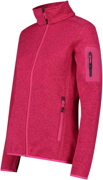 CMP Damen Damenjacke Fleecejacke 44 Fuxia-Anthrazit, 44 Fuxia-Anthrazit