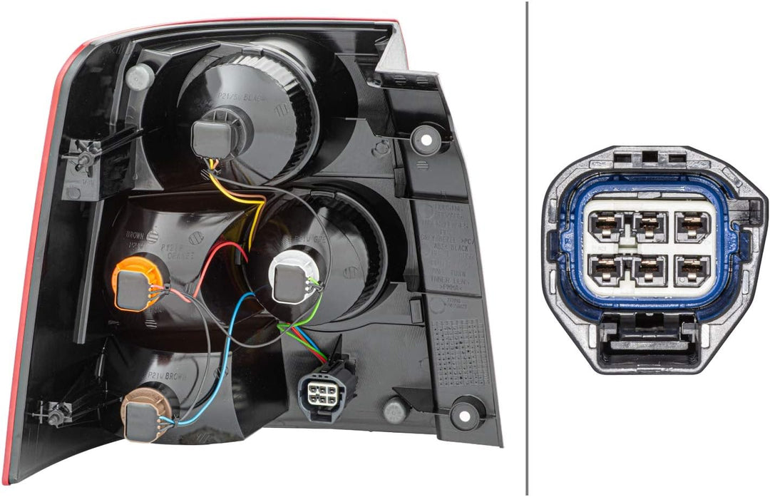 HELLA 2VP 238 023-161 Heckleuchte - Glühlampe - rechts - für u.a. Range Rover Sport (L320), Rechts