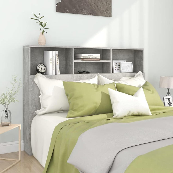 Tidyard Kopfteil-Regal mit Ablagen Wand-Kopfteil Betthaupt Polsterkopfteil Bettkopfteil für Bett Bet