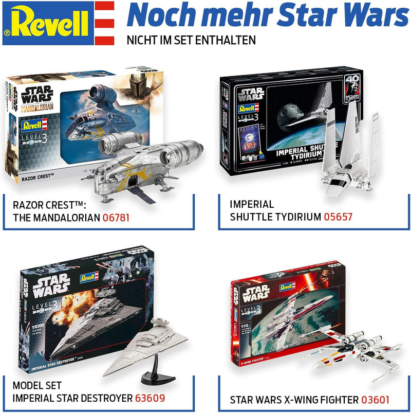 Revell 6718 Star Wars Han Solo 06718 Millenium Falcon Science Fiction Bausatz, 1:72 Scale