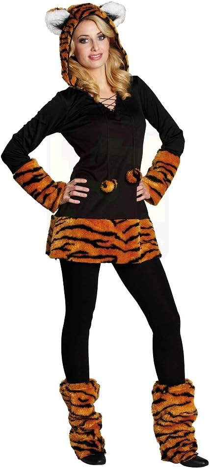 Rubie's 13706-46 Rubies Faschingskostüm-Tiger Gr. 46, Multi-Colored