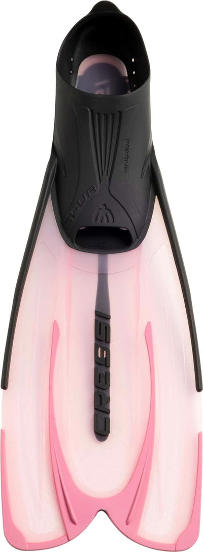 Cressi Agua Premium Flossen Self Adjusting zum Tauchen, Apnoe, Schnorcheln und Schwimmen Rosa 31/32