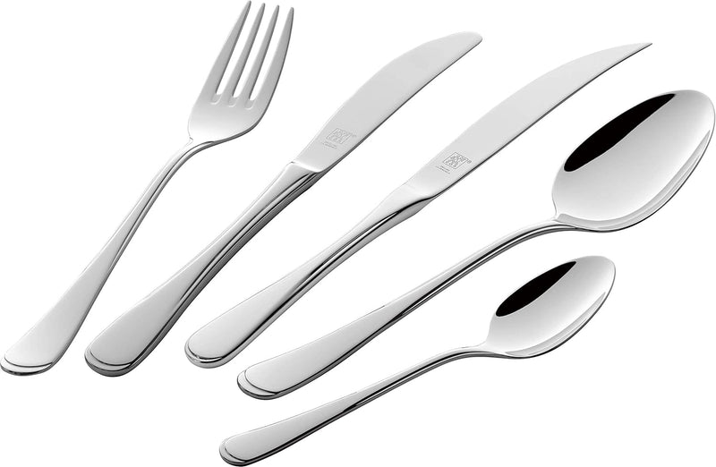 ZWILLING Nottingham Besteck-Set, 72-teilig, Für 12 Personen, 18/10 Edelstahl/Hochwertiger Klingensta