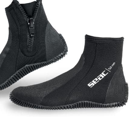 Seac Regular, 5 mm starker Neopren-Tauchstiefel mit halbstarrer Sohle und Fersen- sowie Knöchelschut