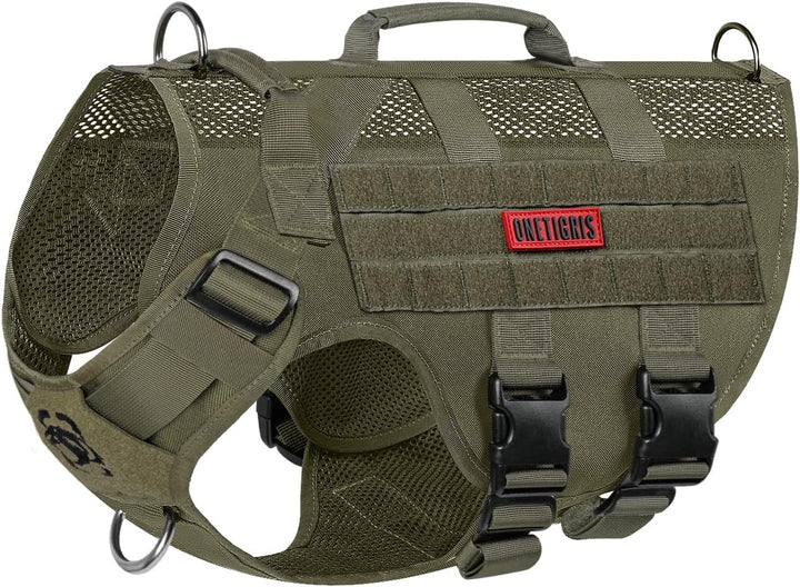 OneTigris No-Pull Hundegeschirr, AIRE MESH Einstellbar Sicherheitsgeschirr Ultra Atmungsaktiv für Gr