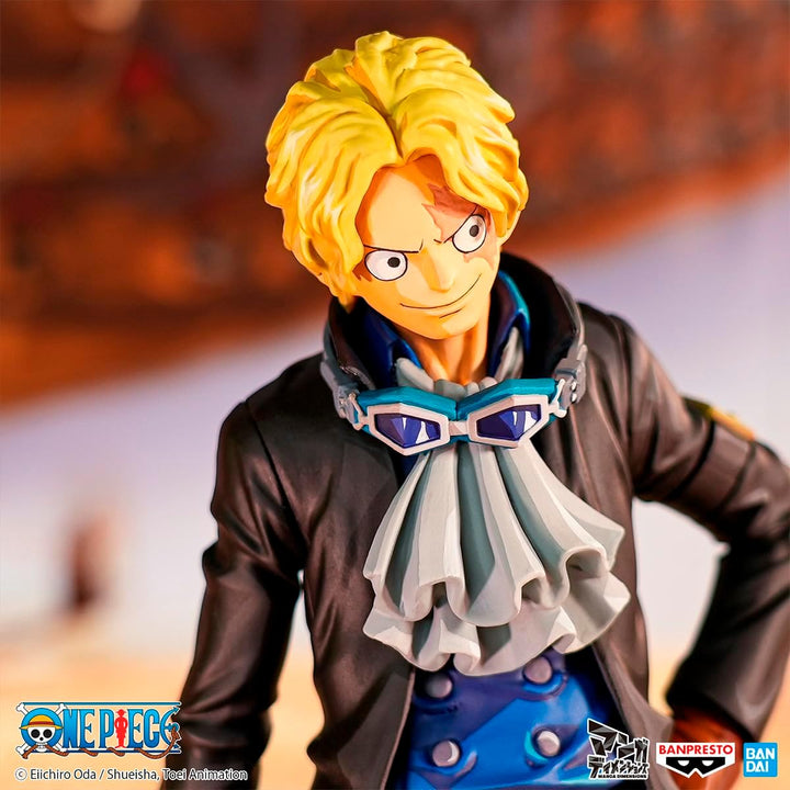 Banpresto BP19392 One Piece Actionfigur Sabo, Grandist (Manga Dimensions), 28 cm, Mehrfarbig