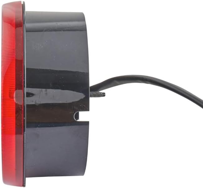 HELLA - Heckleuchte - Glühlampe - 12V - Anbau/geschraubt - Lichtscheibenfarbe: rot - Kabel: 800mm -