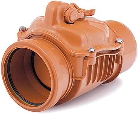 Horizontale PVC-Kunststoff-Abwasserrohre Check Rückschlagventil Rückstau verhindert 125mm