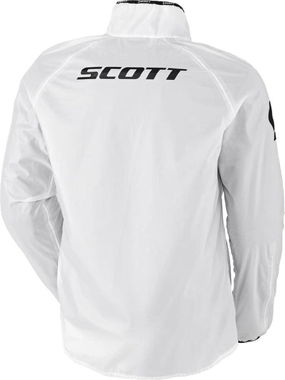 Scott Ergonomic Light DP Motorrad/Fahrrad Regenjacke weiss 2024: Grösse: M (48/50)