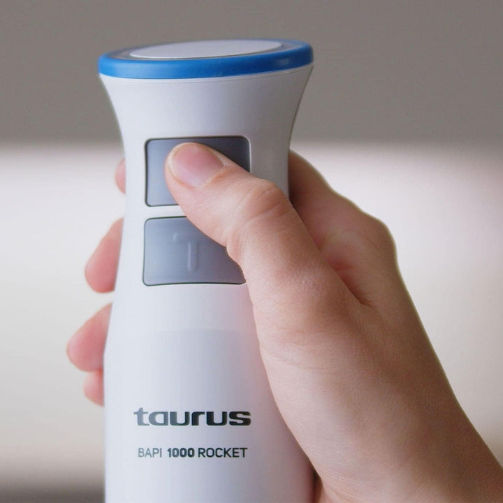 Taurus Bapi 1000 Rocket Inox - Stabmixer. Schlagen und hacken. 1200W. Inklusive Messbecher. Anti Spl