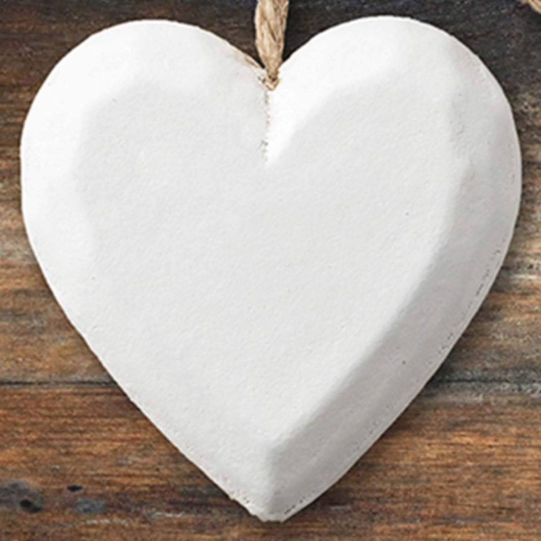 Feeby Vlies Leinwandbild Startseite Heart Wood 90x60 cm Druckbild Wandbild Wanddekoration Deko Wand