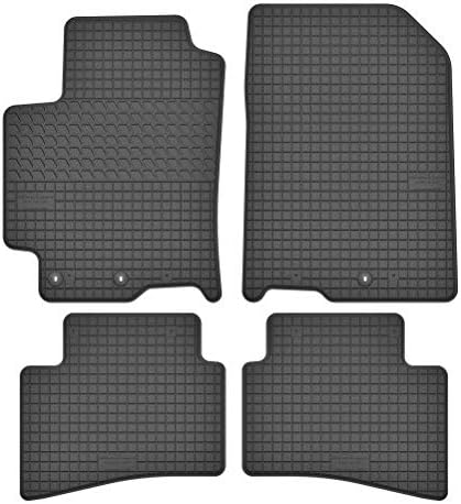 edecor Gummimatten Automatten Gummifussmatten Gummi Fussmatten Satz Set für Kia Stonic ab Bj. 2017
